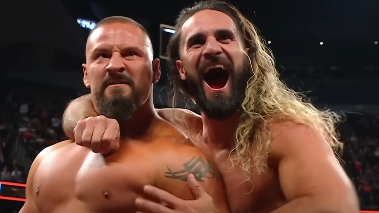 Bron Breakker and Seth Rollins