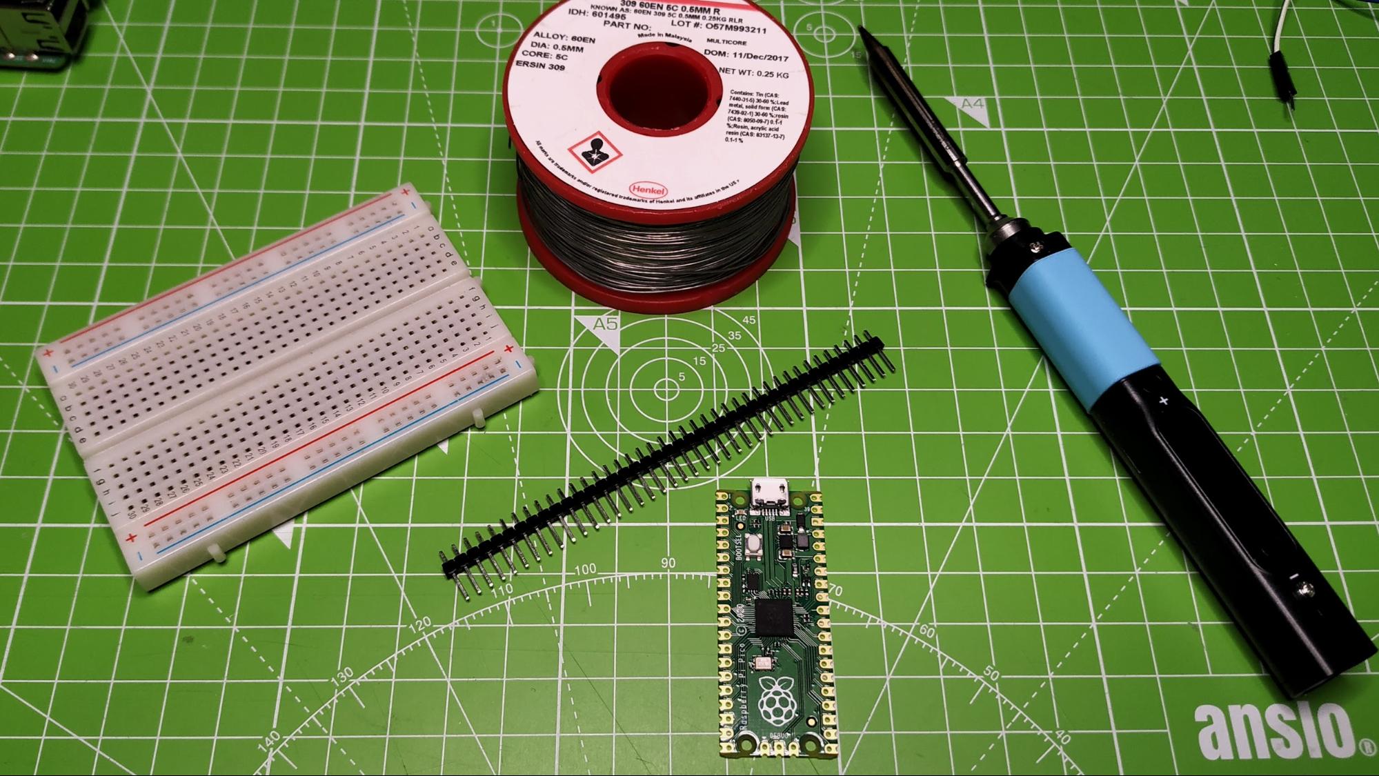 Soldering Raspberry Pi Pico