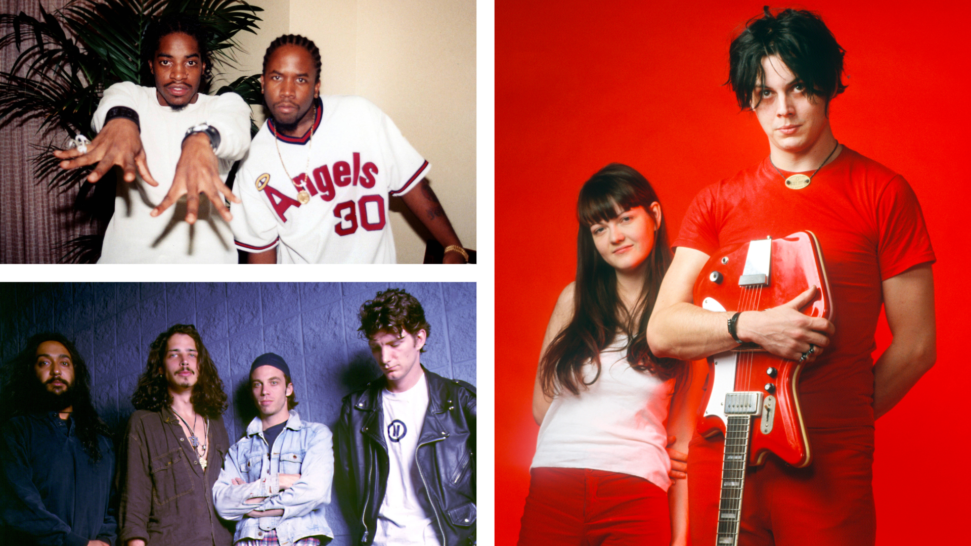 Outkast, Soundgarden and The White Stripes