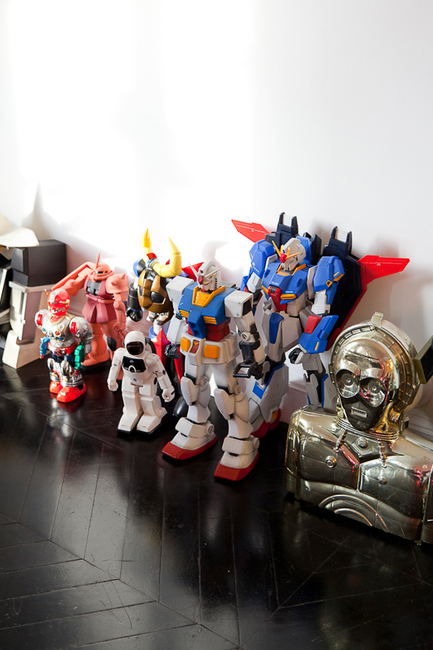 Various super-hero and Star Wars toys