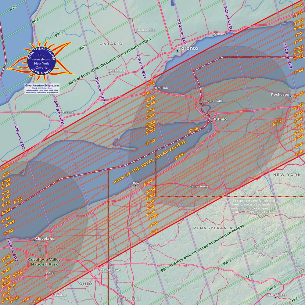 total solar eclipse map 2024