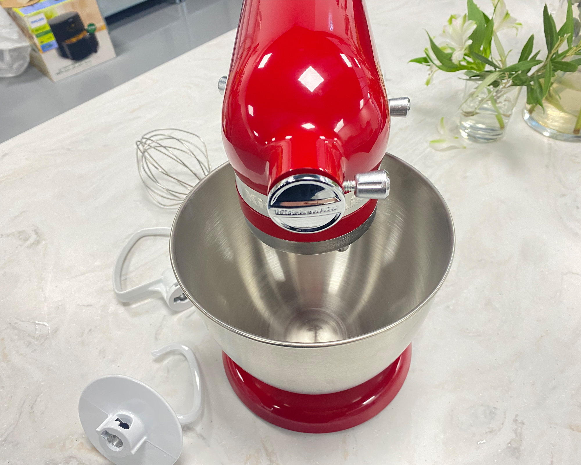 Image of KitchenAid Artisan Mini Stand Mixer during testing