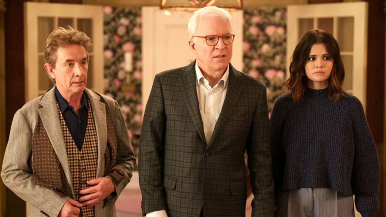 Martin Short, Steve Martin, and Selena Gomez in Only Murders in the Building Season 4