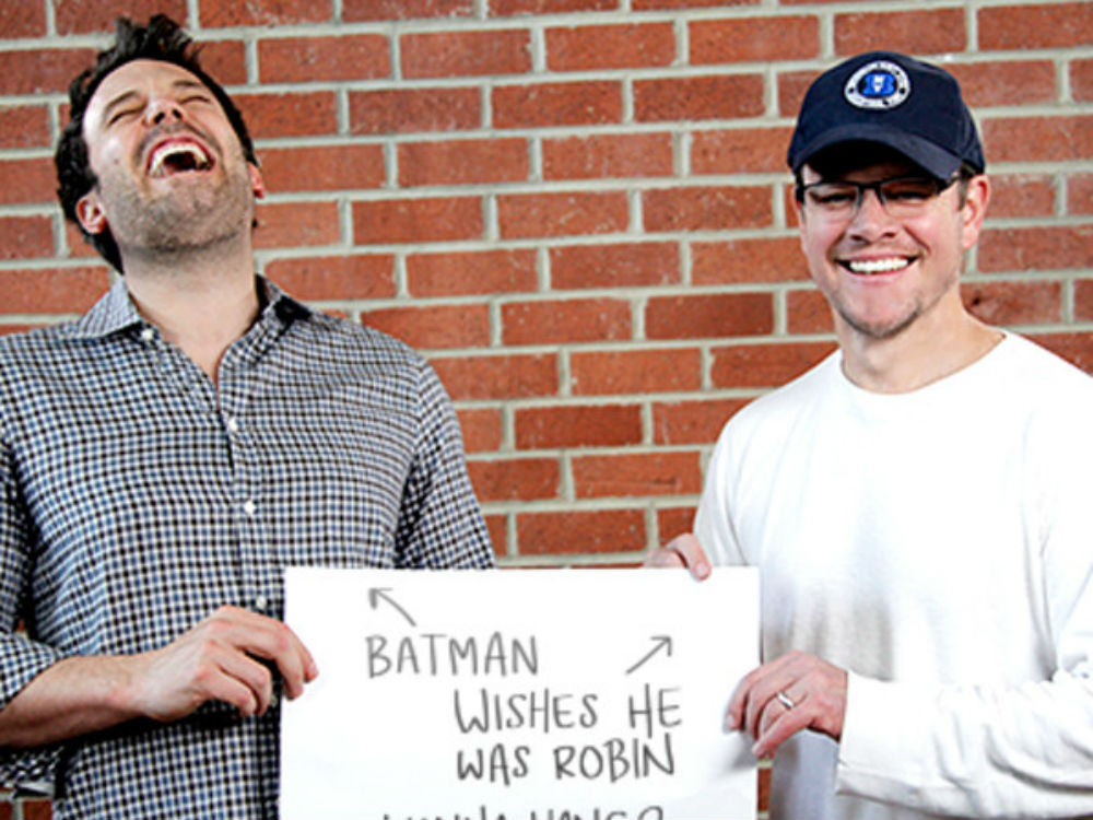 Ben Affleck and Matt Damon plan a double date for charity