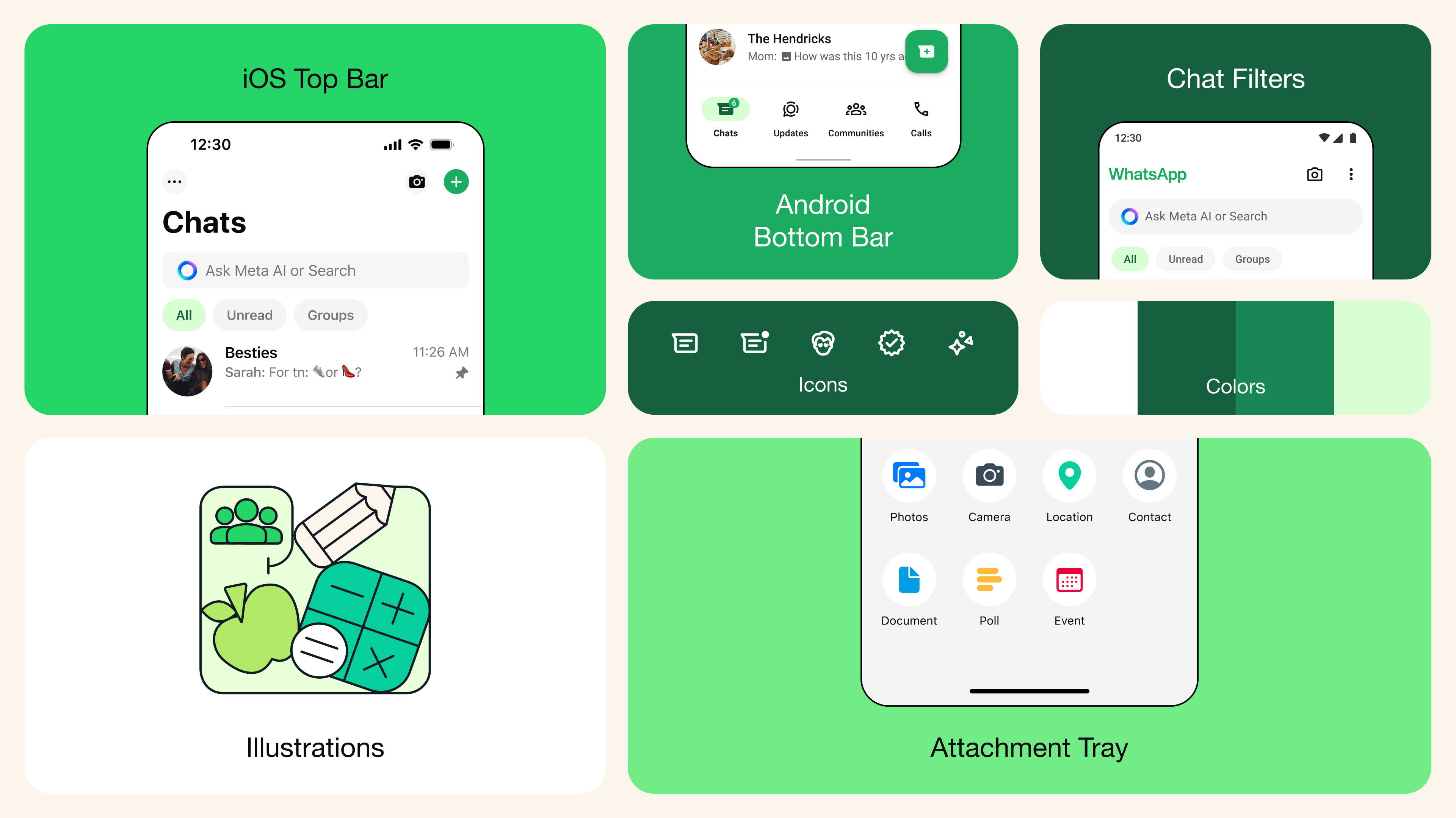 Whatsapp UI design