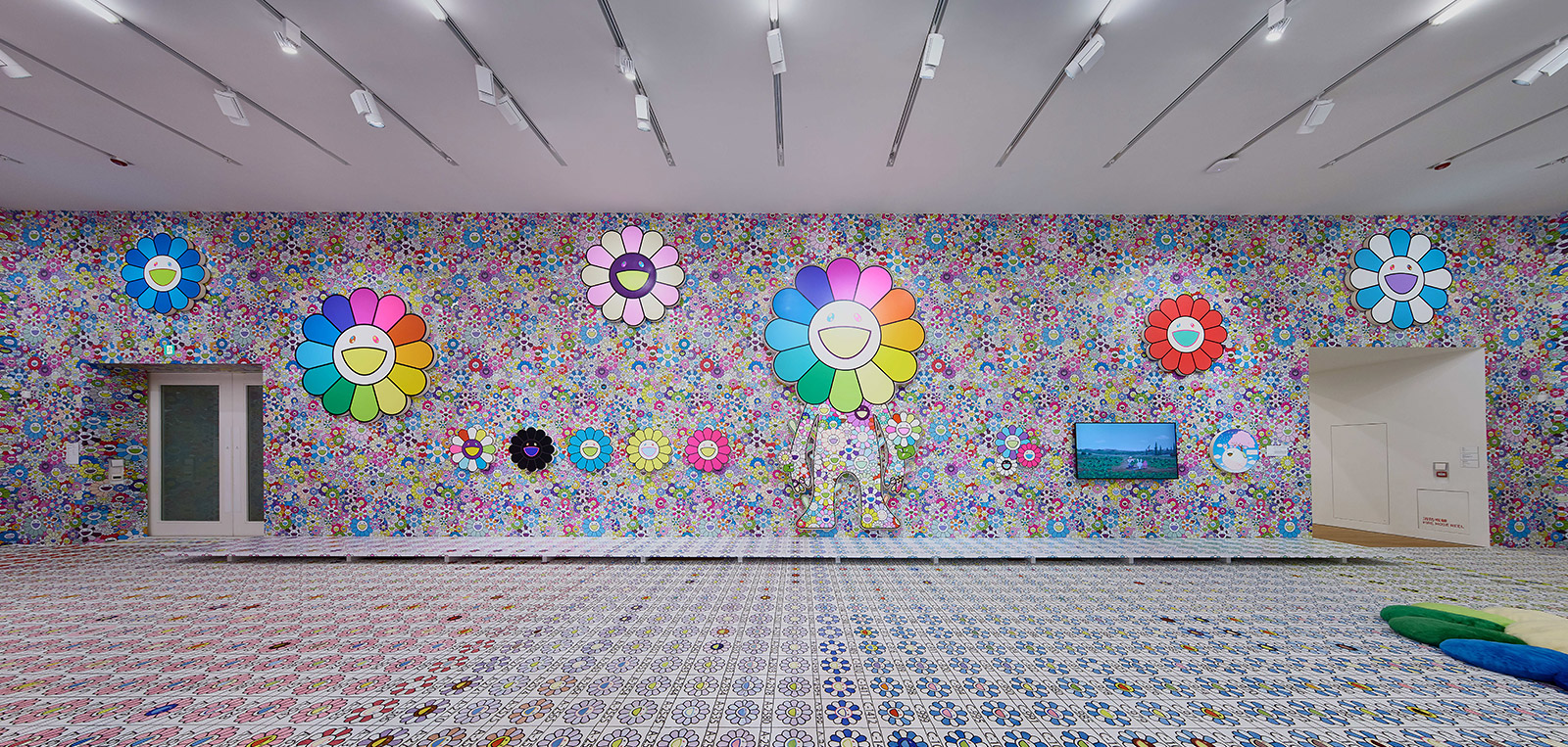 Room with flowers all over