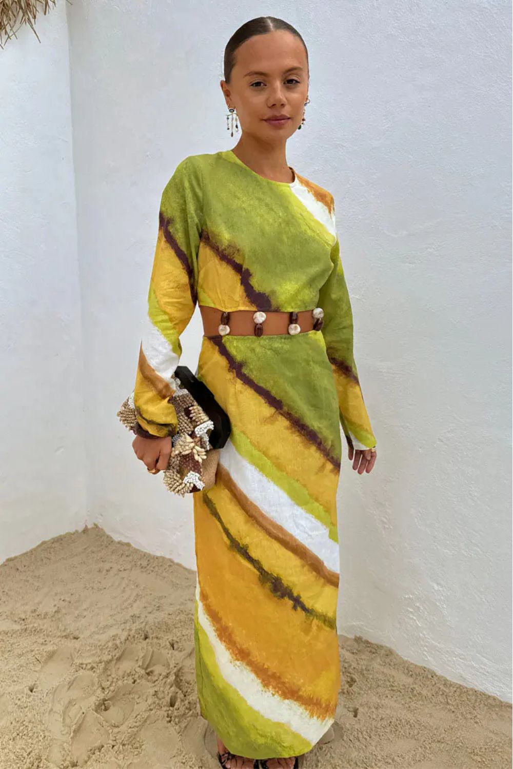 Never Fully Dressed Green Ombre Alba Dress