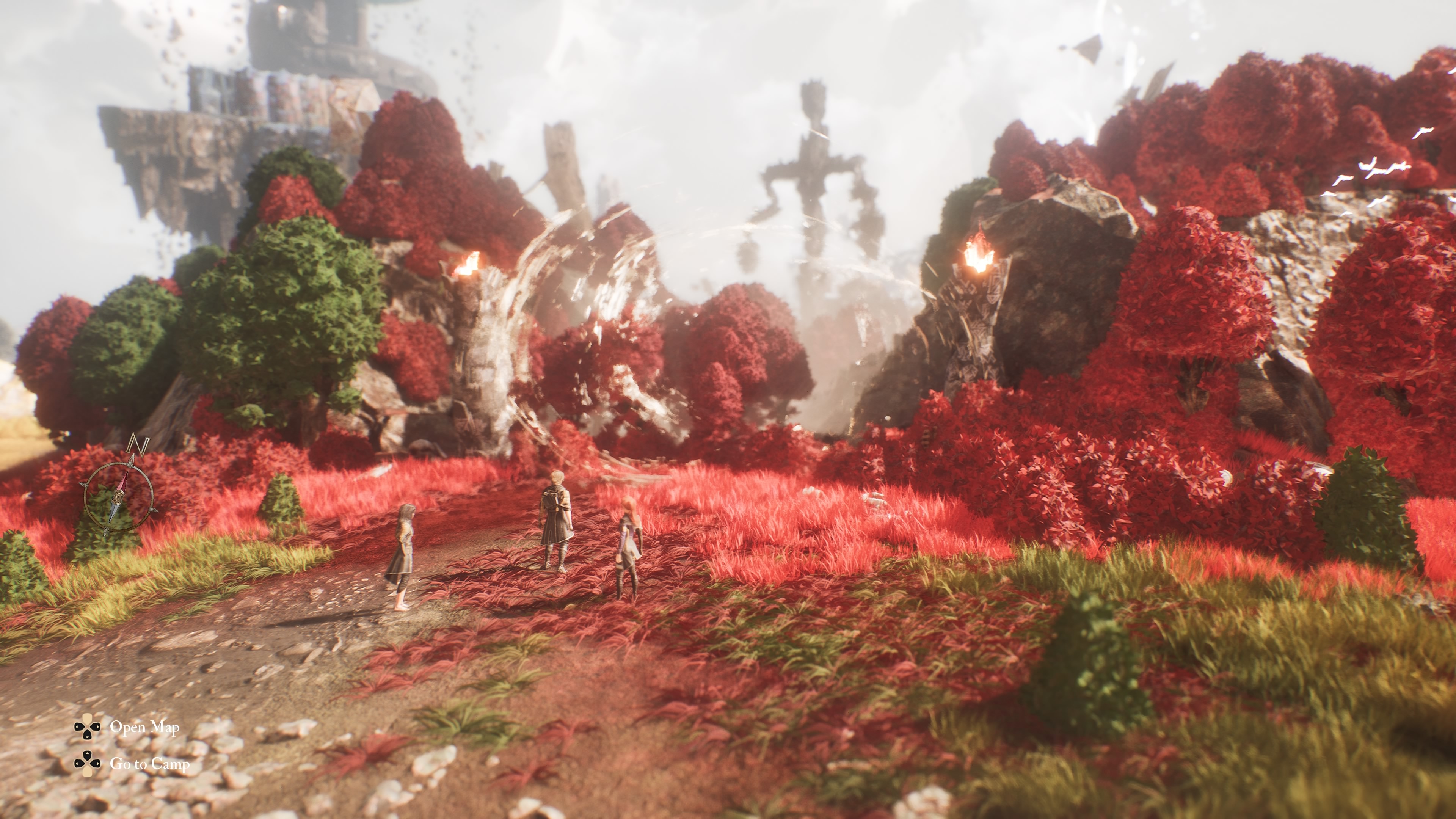 Clair Obscur: Expedition 33 review; screen shots from a fantasy video game showing a surreal world