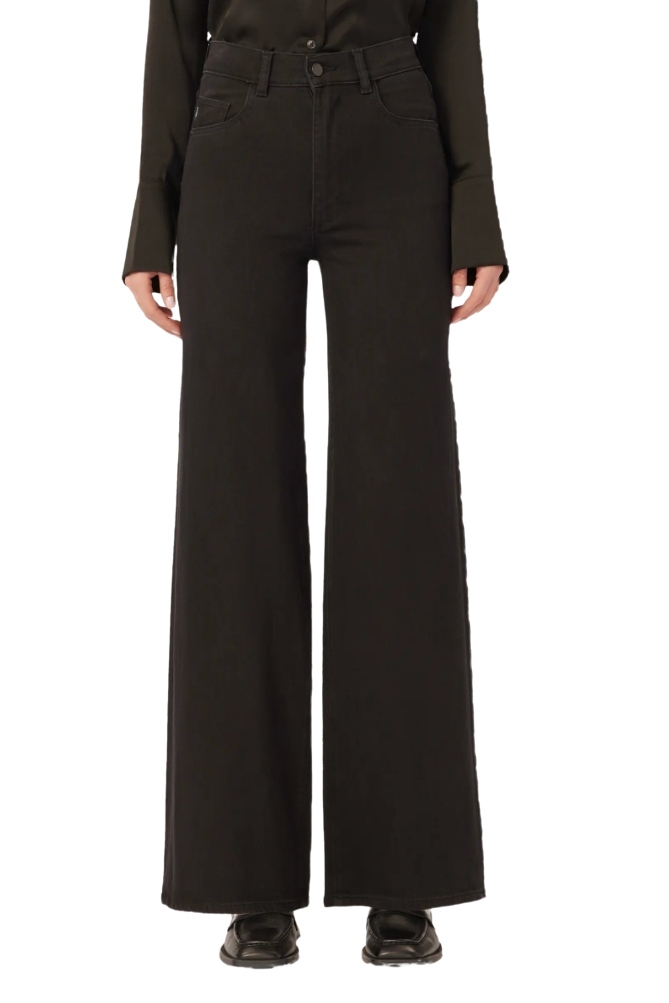 Hepburn High Waist Wide Leg Jeans