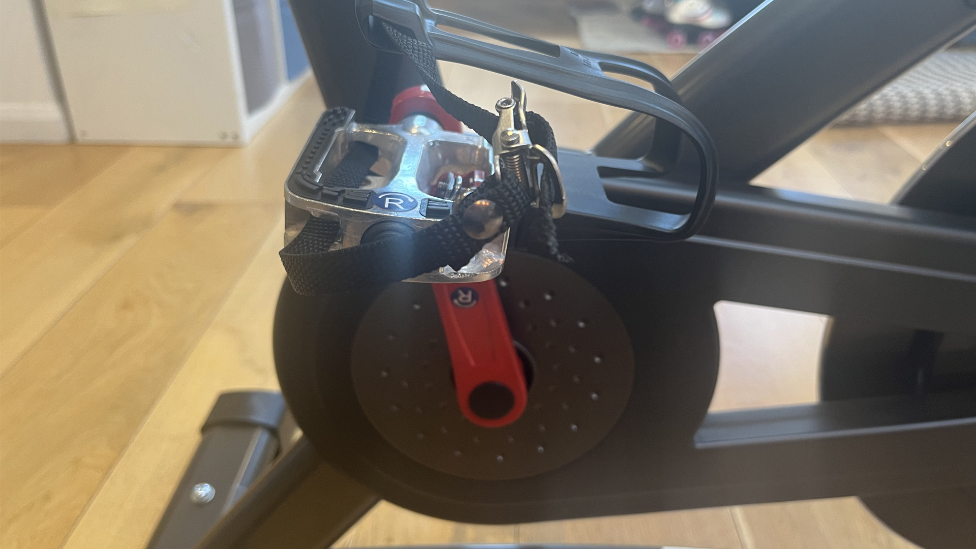 Schwinn IC4 being tested by Live Science contributor Maddy Bidulph