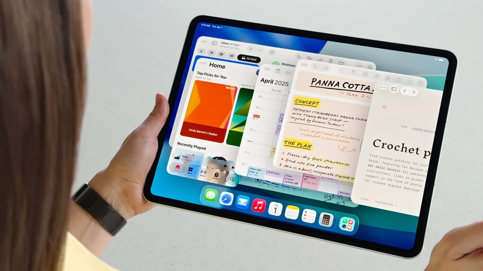 iPadOS 26 being introduced at Apple&#039;s Worldwide Developers Conference (WWDC) in June 2025.