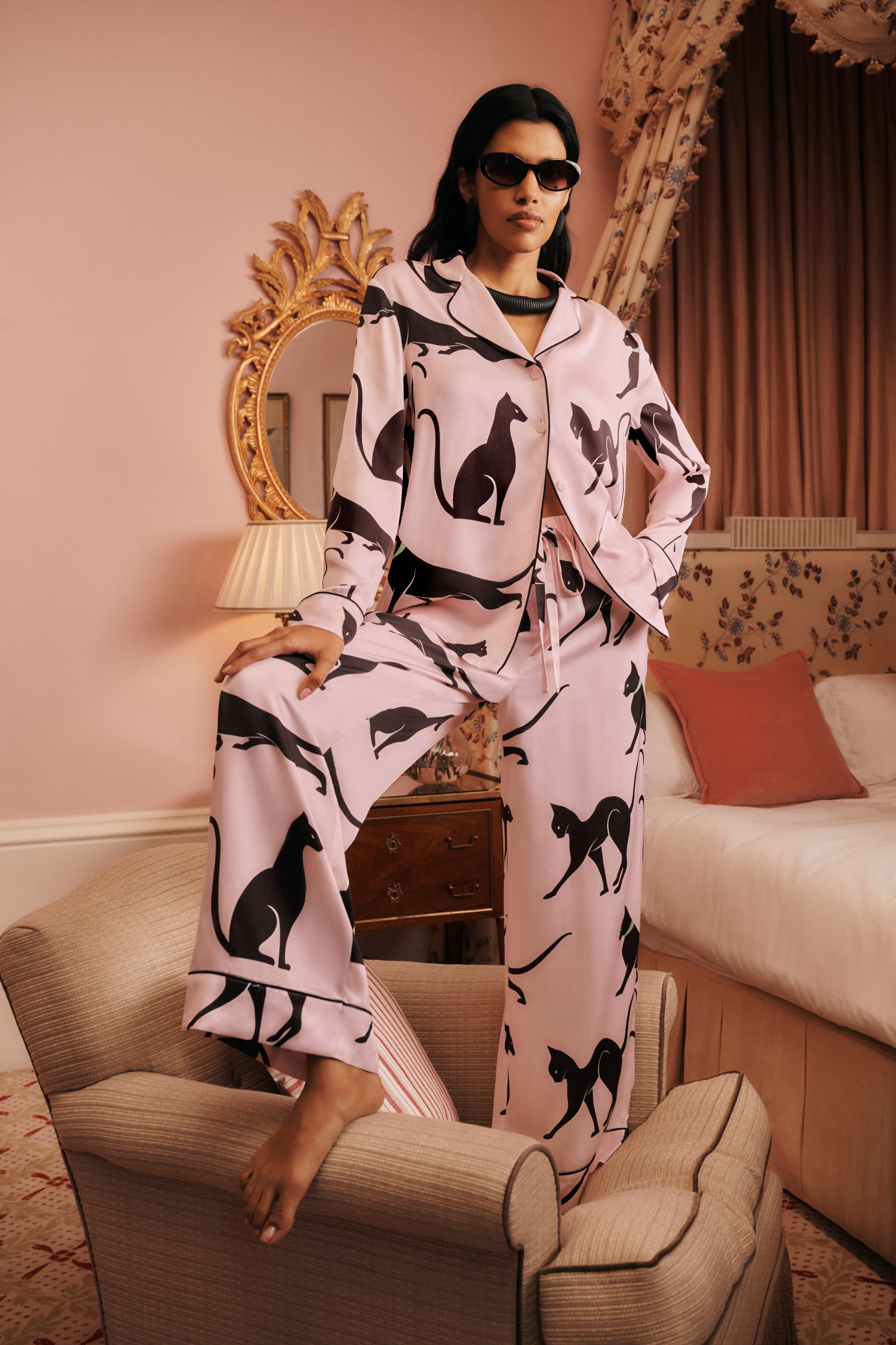 M&S x Olivia Von Halle campaign imagery
