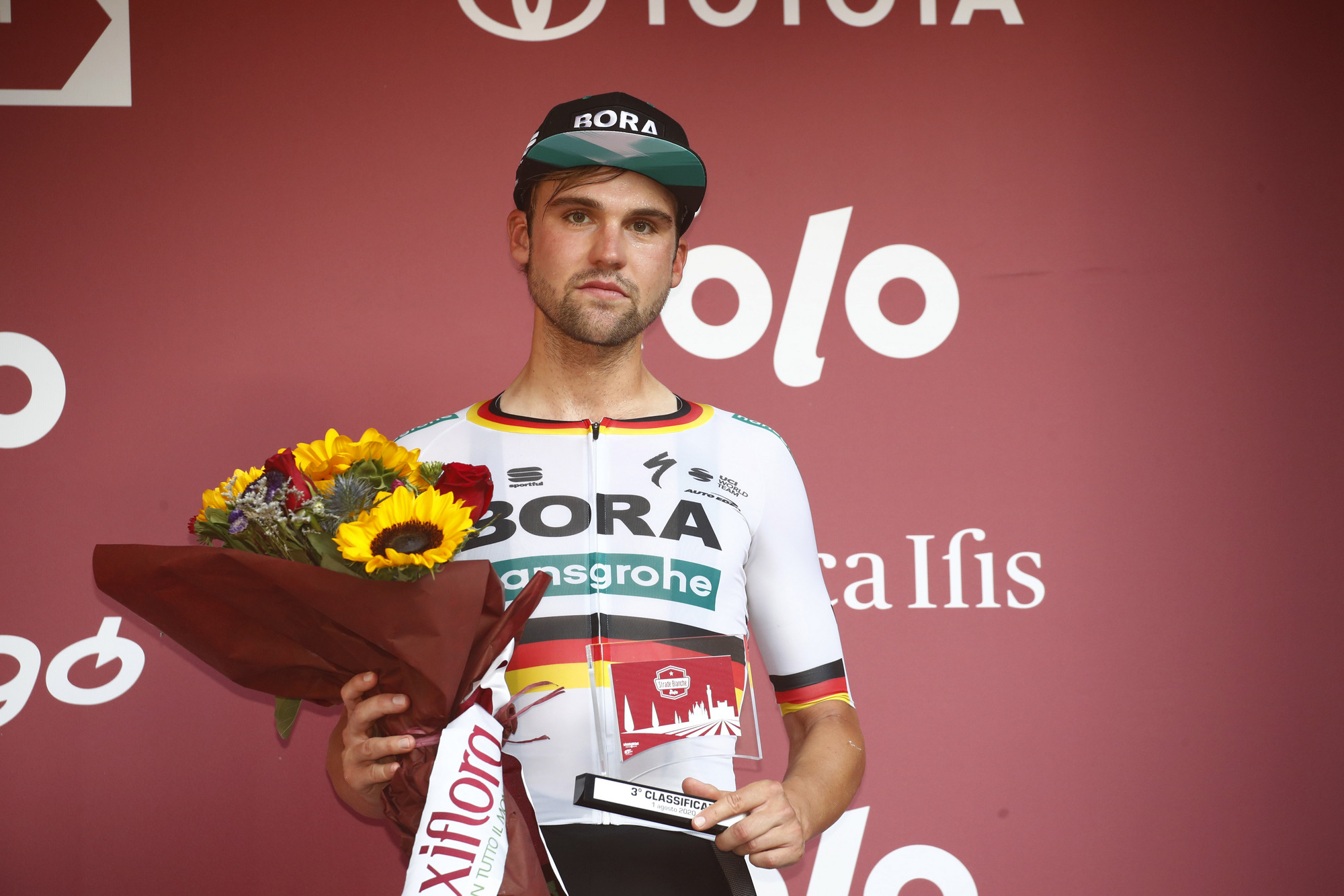 Strade Bianche 2020 - 14th Edition - Siena - Siena 184 km - 01/08/2020 - Maximilian Schachmann (GER - Bora - Hansgrohe) - photo Luca Bettini/BettiniPhoto©2020