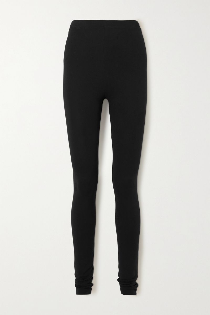 Cork Stretch-Jersey Leggings