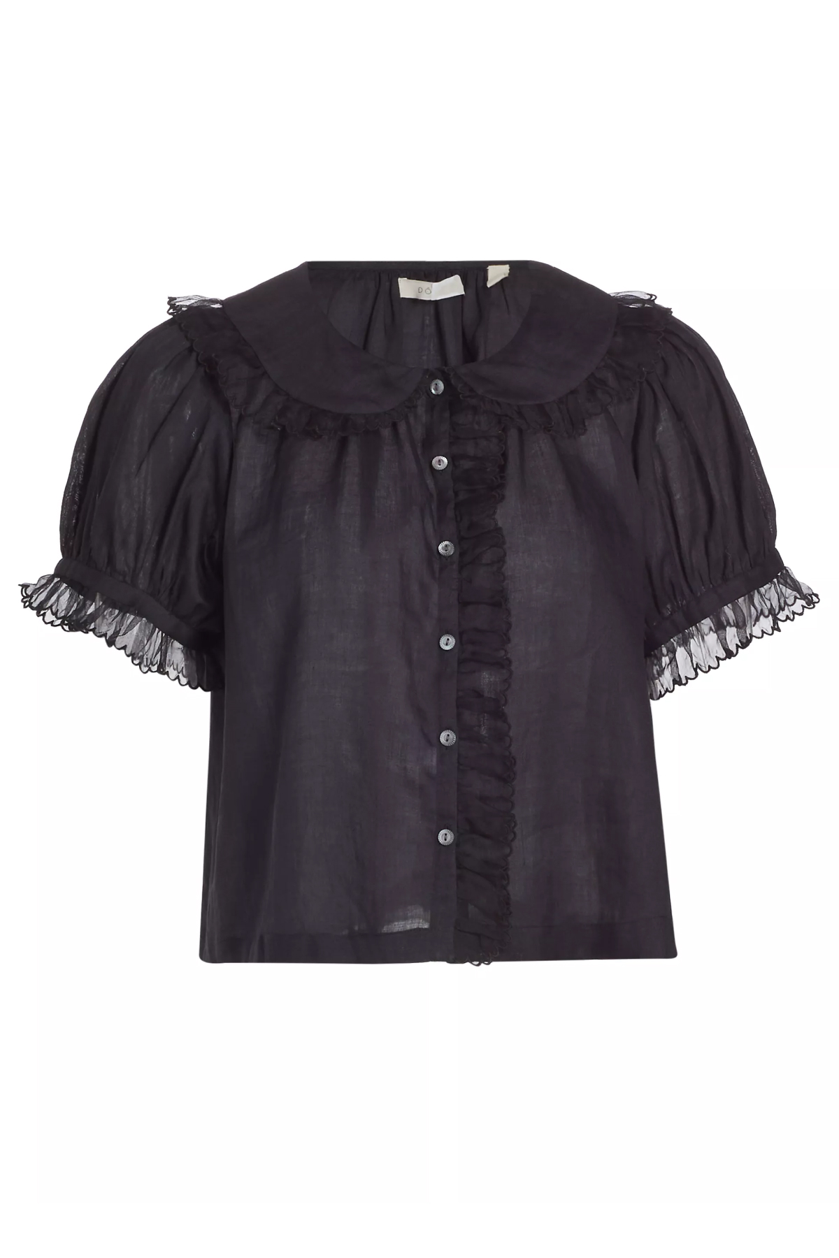 Flute Puff-Sleeve Top