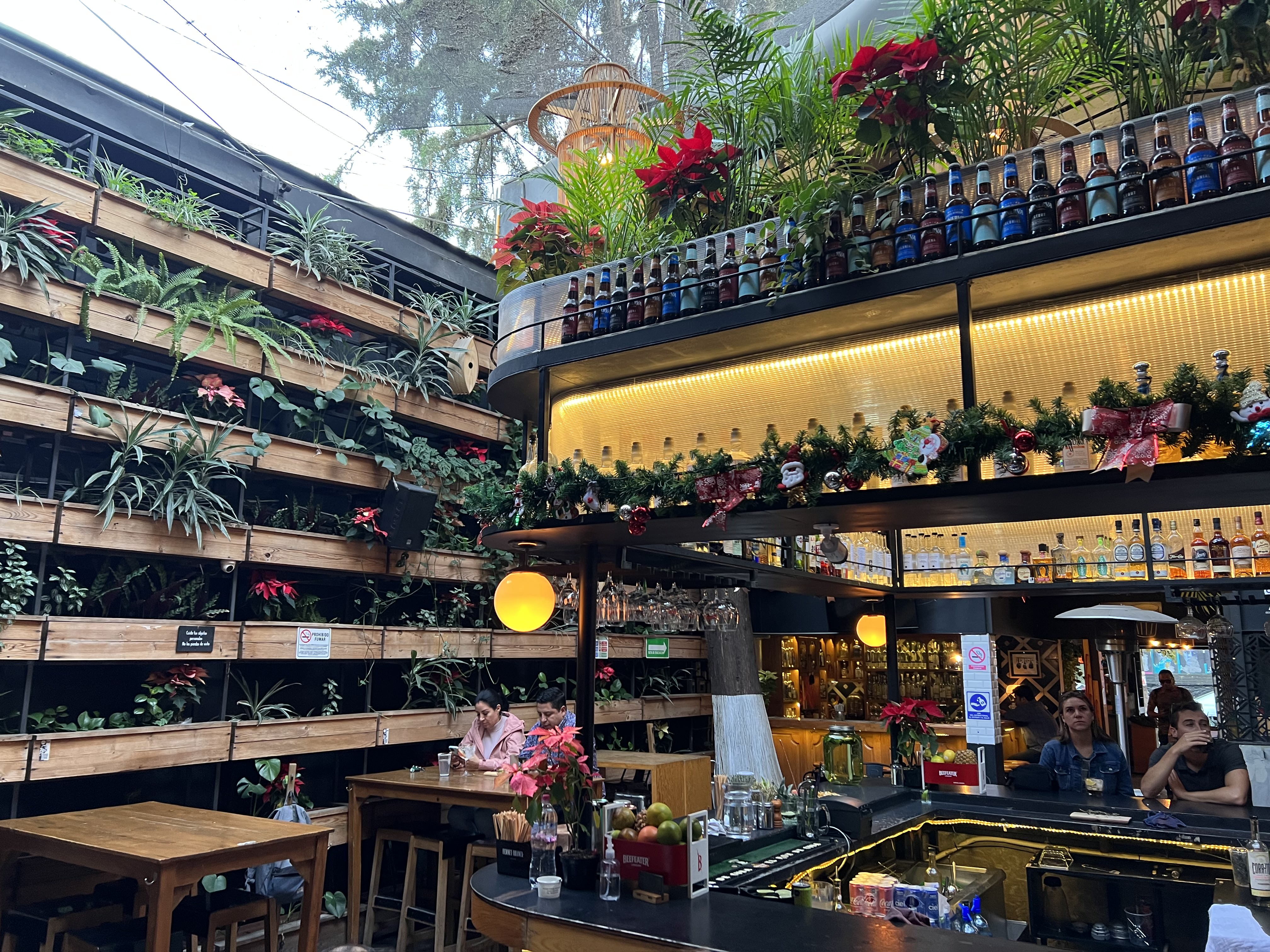 interior of bar