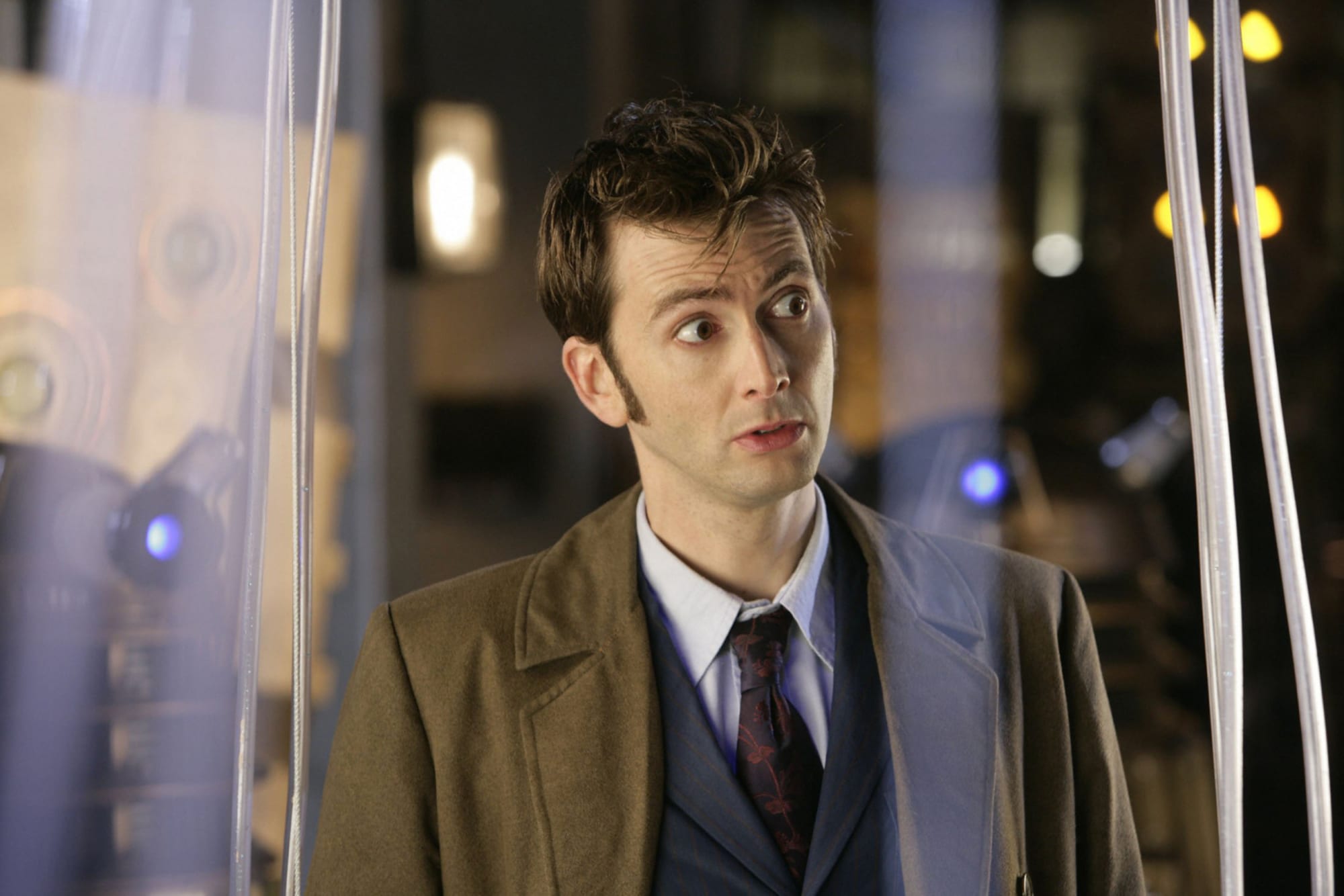 David Tennant as the 10th doctor.