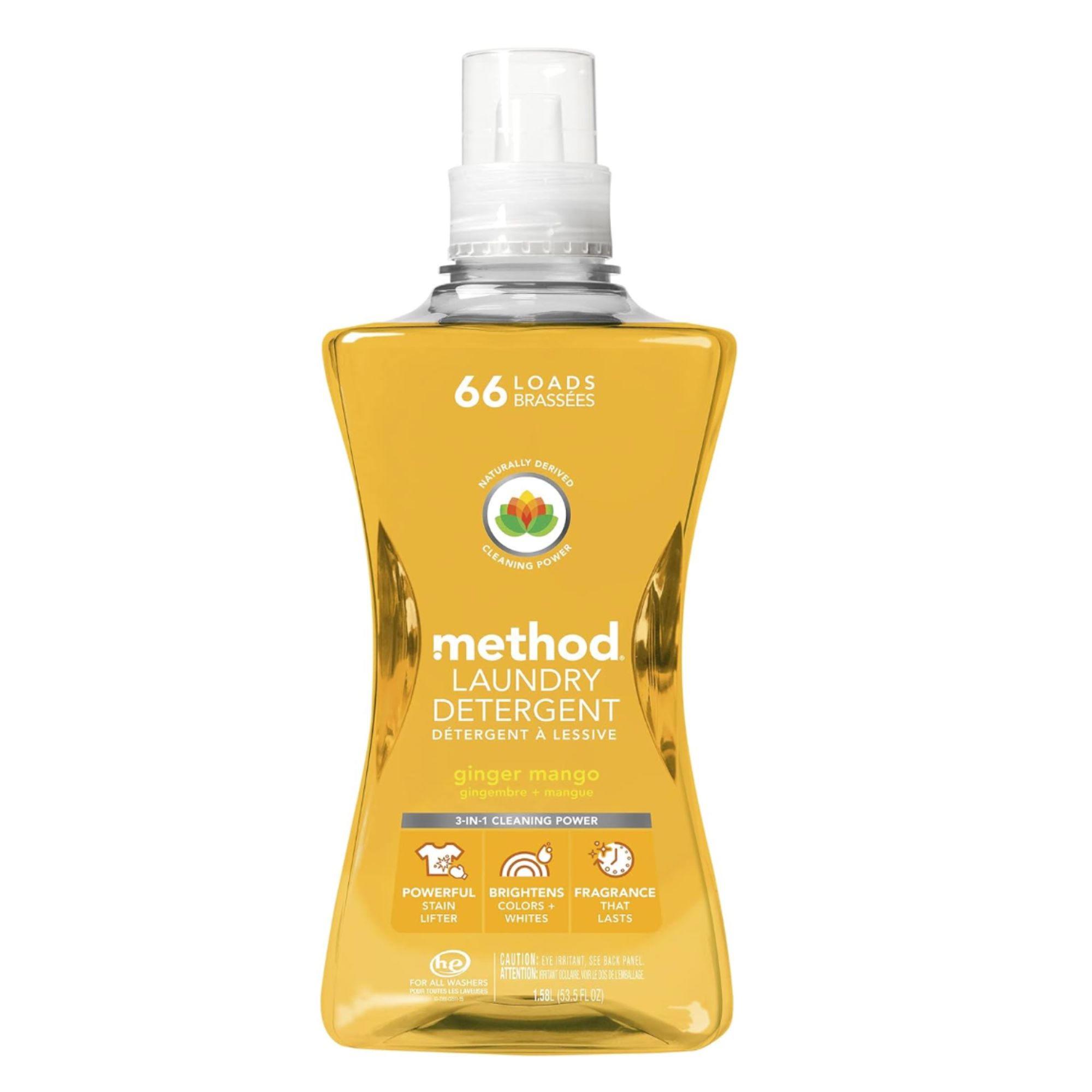 Method Liquid Laundry Detergent Ginger Mango,