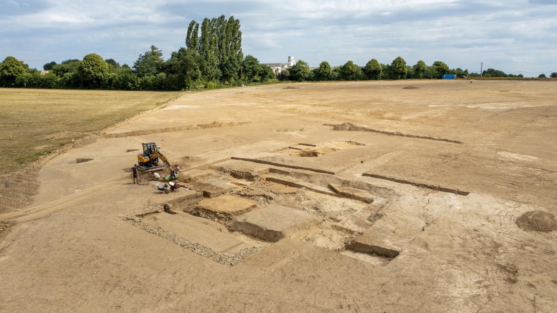The sanctuary site near the city of Rennes in Brittany was slightly elevated and overlooked the entire region.