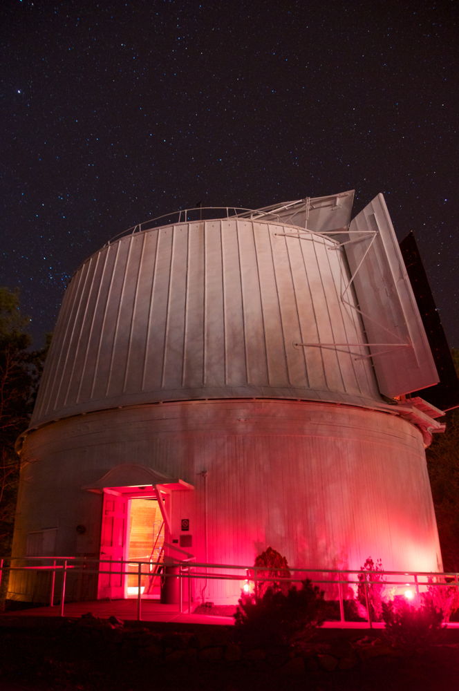 Clark Telescope Dome Glows at Night