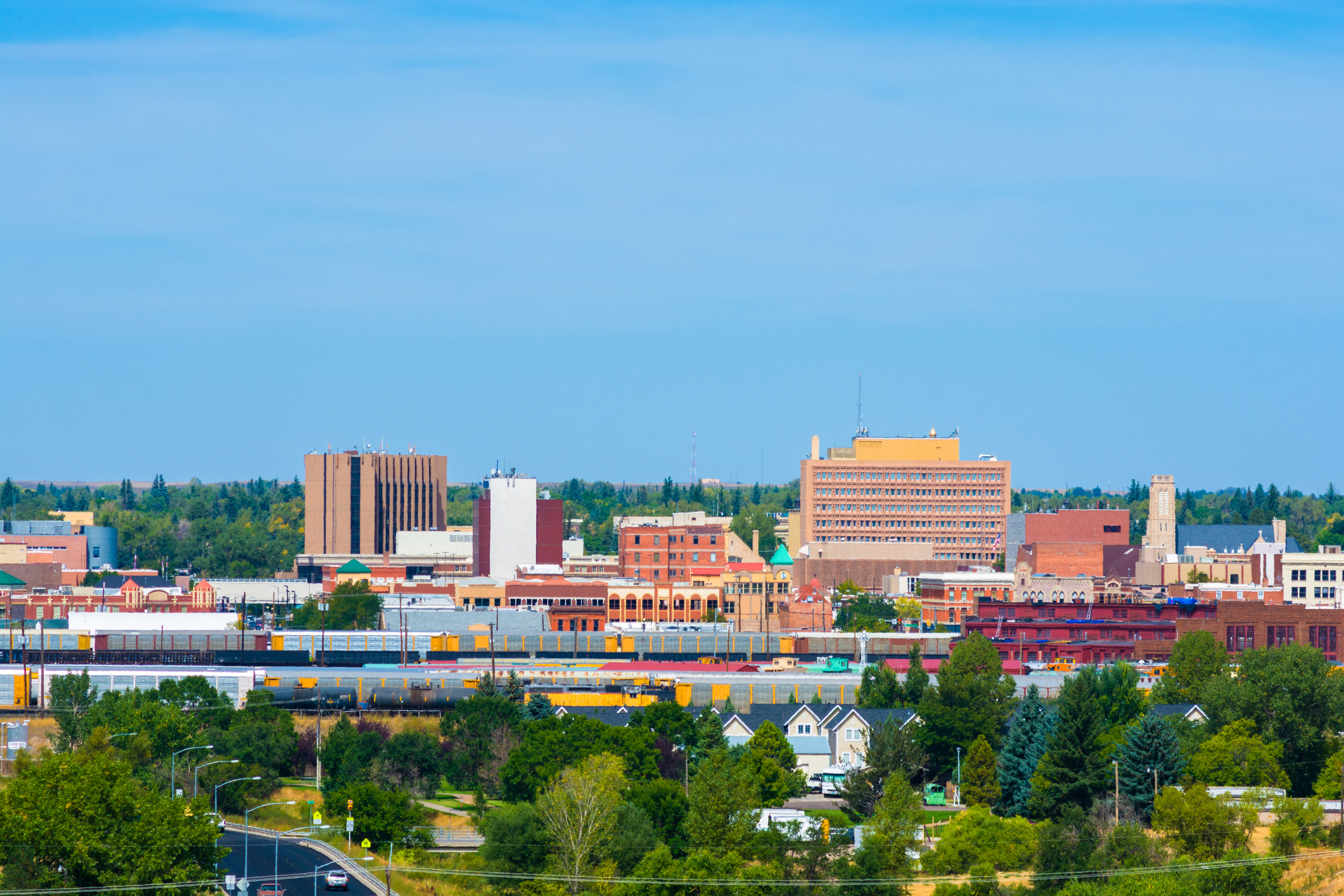 Picture of downtown Cheyenne Wyoming