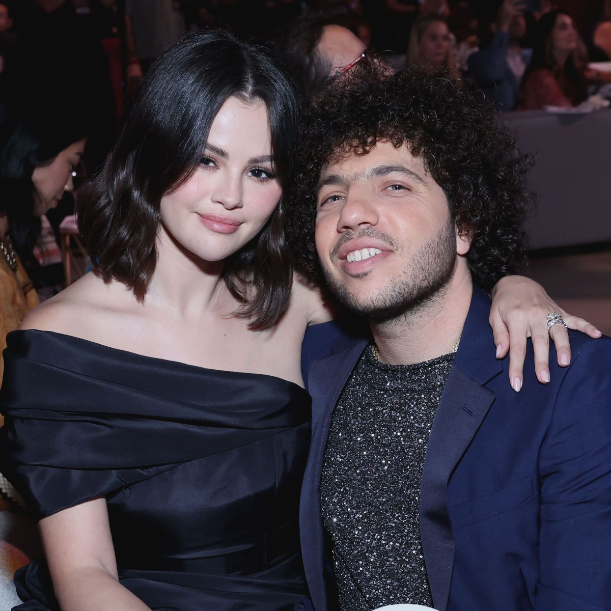 Selena Gomez and Benny Blanco attend the Second Annual Rare Impact Fund Benefit Supporting Youth Mental Health