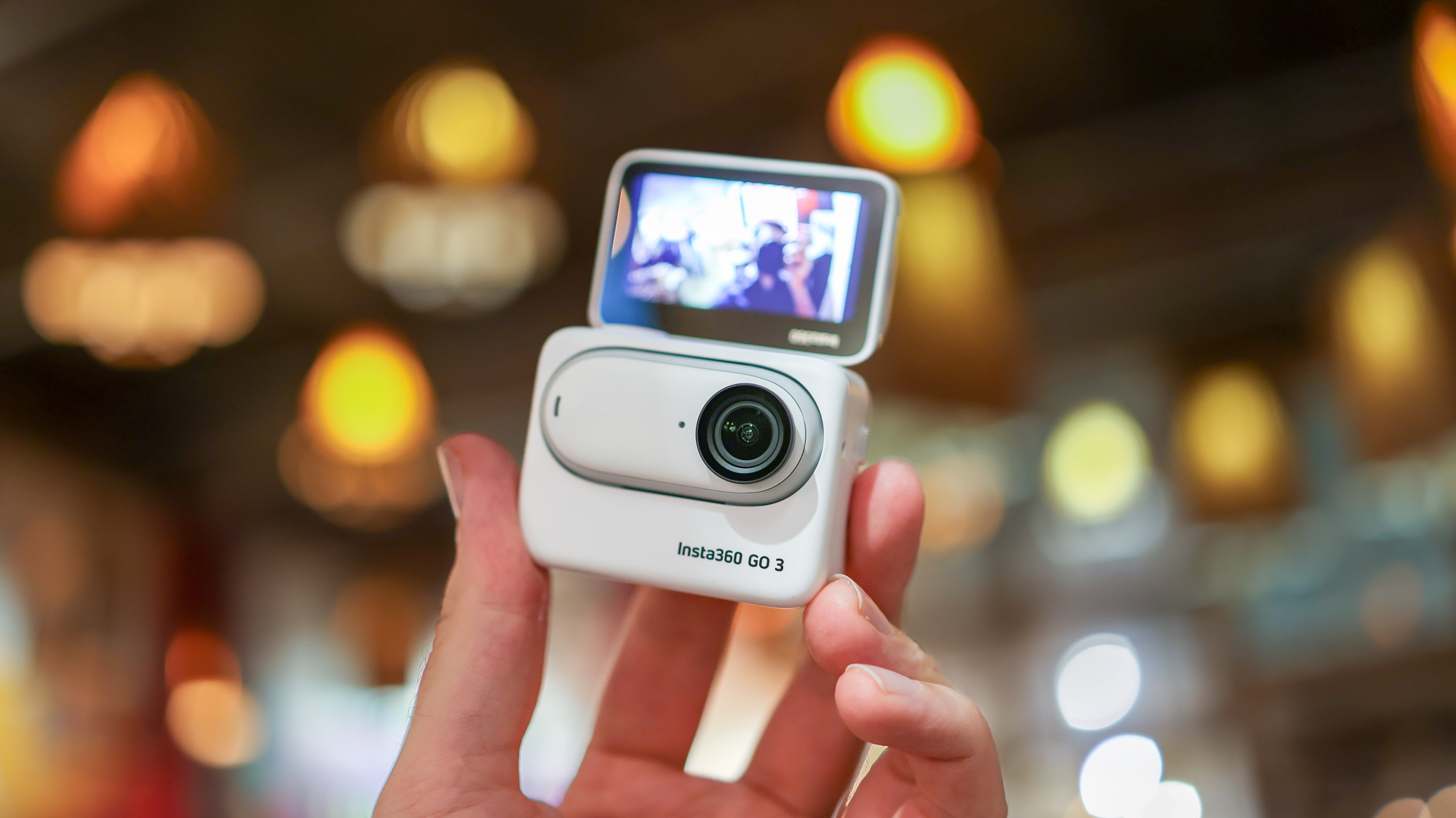 A photo of the Insta360 Go 3 action camera