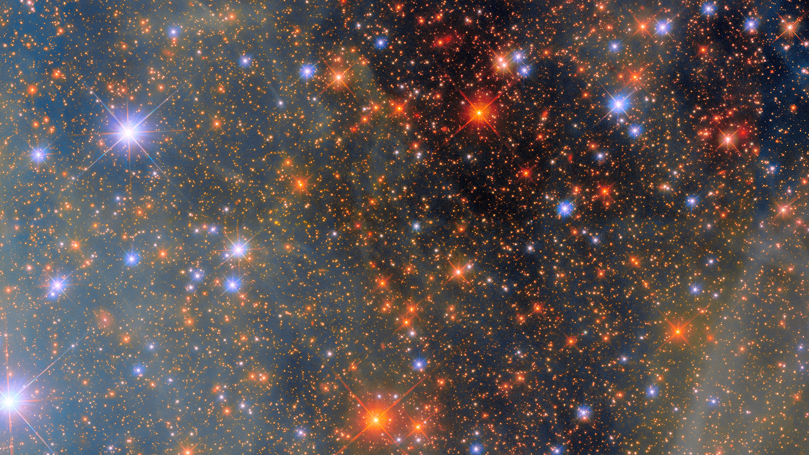NASA/ESA Hubble Space Telescope image features part of the Small Magellanic Cloud.