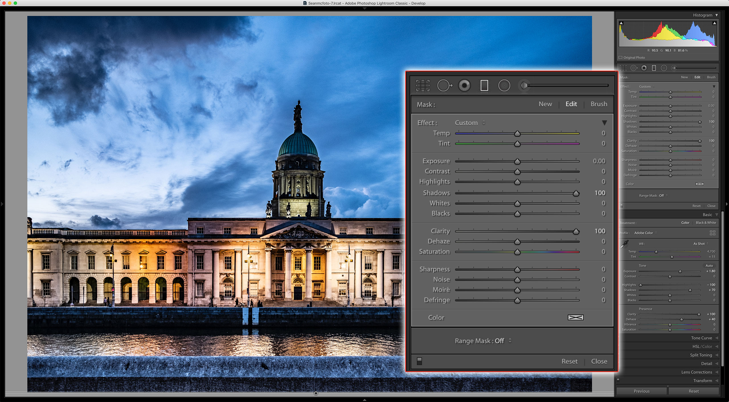 Lightroom tutorial develop a style