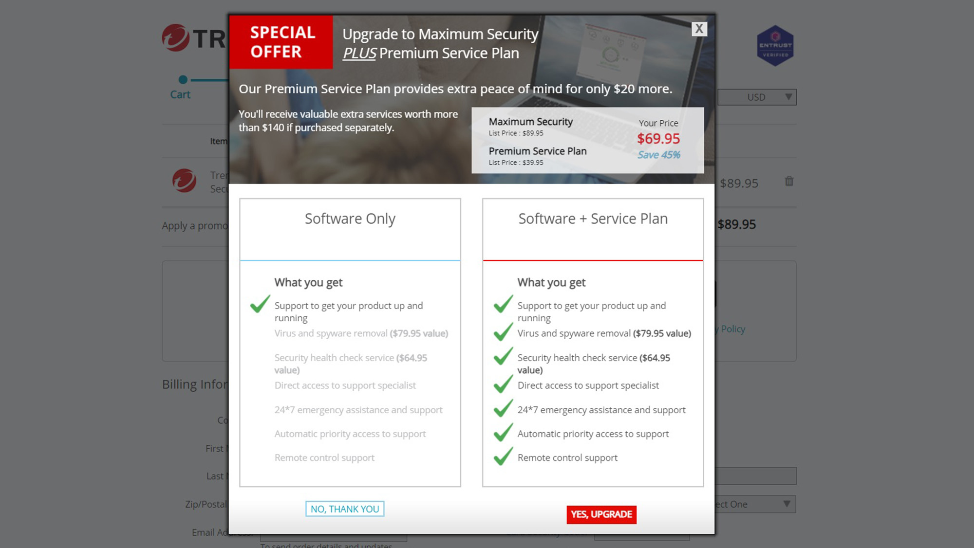 Trend Micro app screen shot