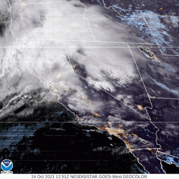 A bomb cyclone has merged with a Category 5 &quot;atmospheric river&quot; — giant flowing trains of moist air in the sky — and is dropping lots of precipitation across Northern California.