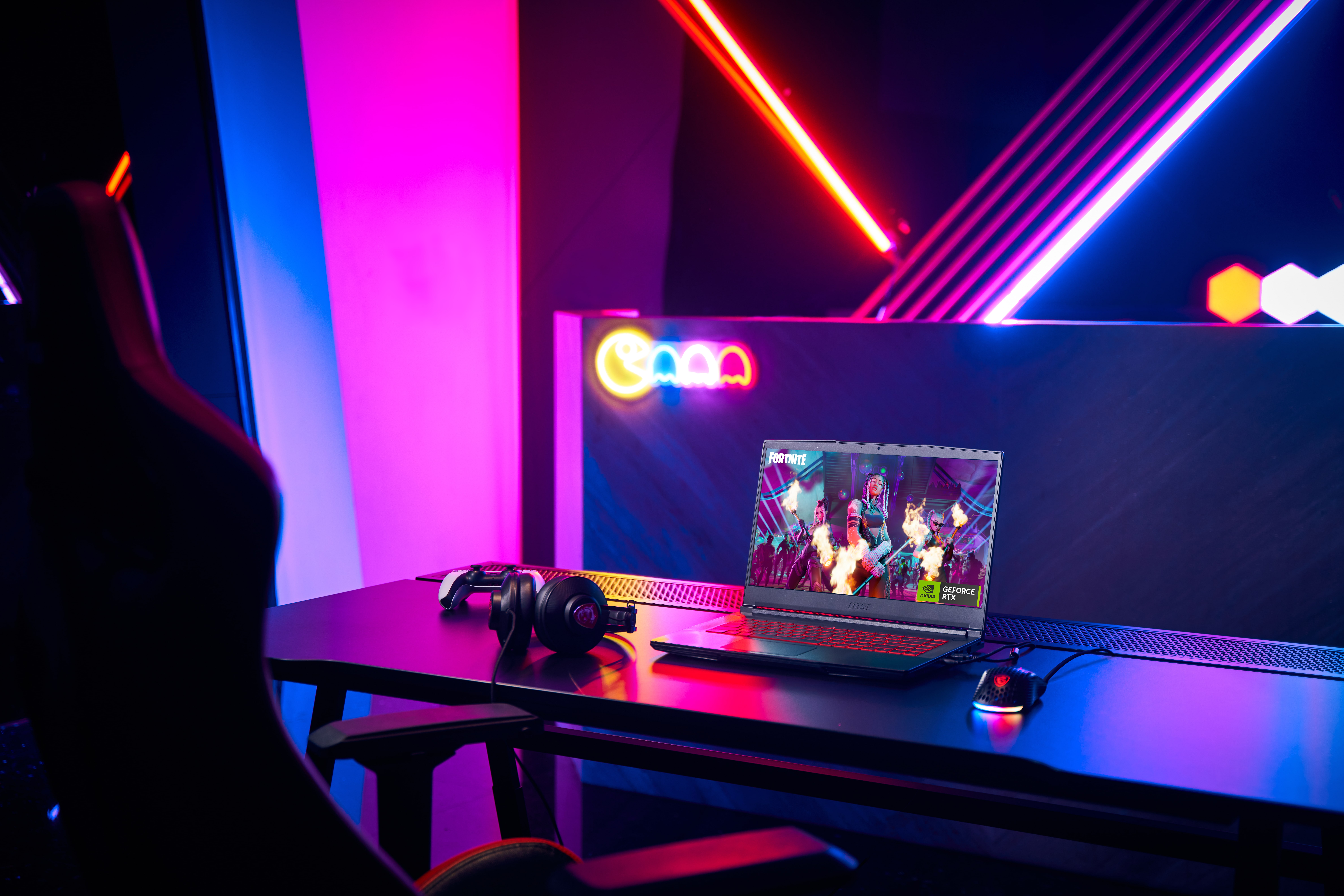 A laptop in the MSI / NVIDIA back to school promotion.