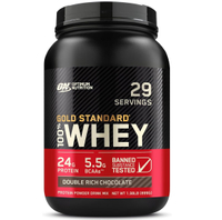 Optimum Nutrition gold standard whey protein powder 2lb:was $41.99, now $25.499 for Prime Members