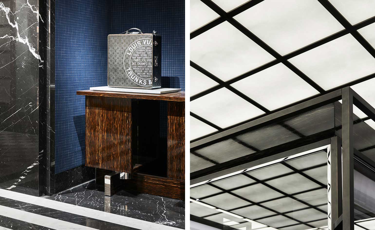 Harrods Superbrands department fixtures close up
