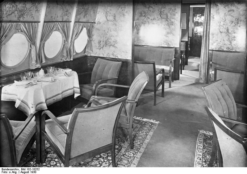 Dornier Do X dining room interior