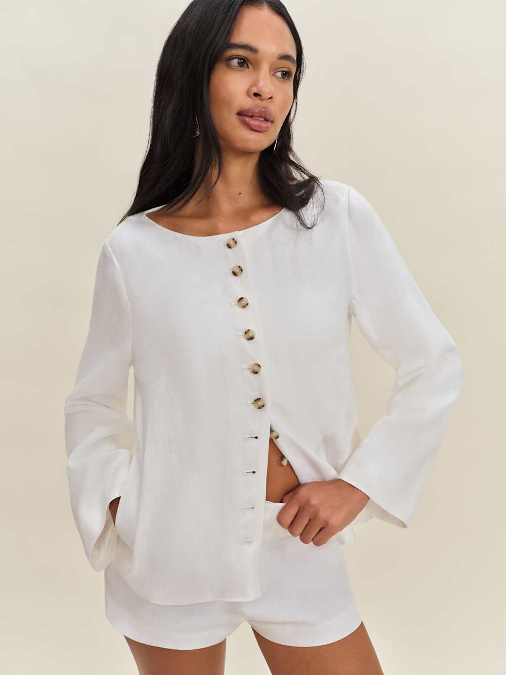 Lucia Linen Jacket