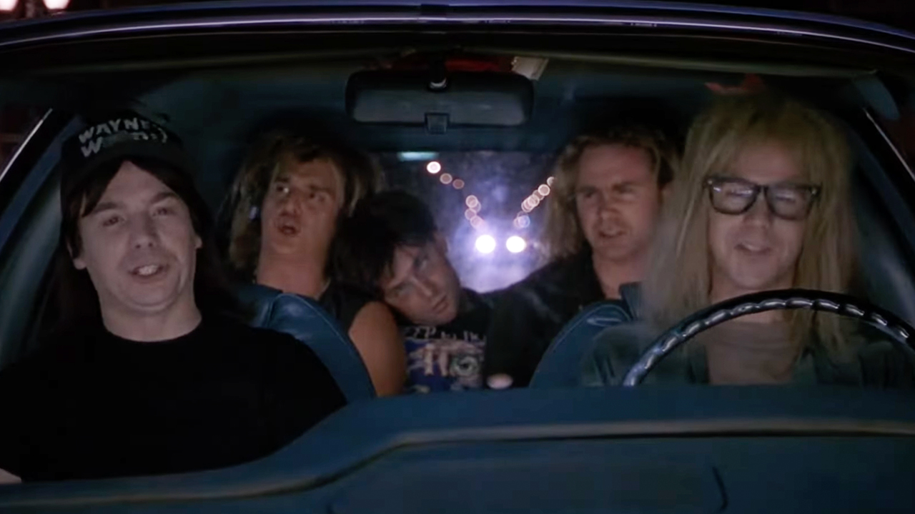 Mike Myers and Dana Carvey in Wayne's World