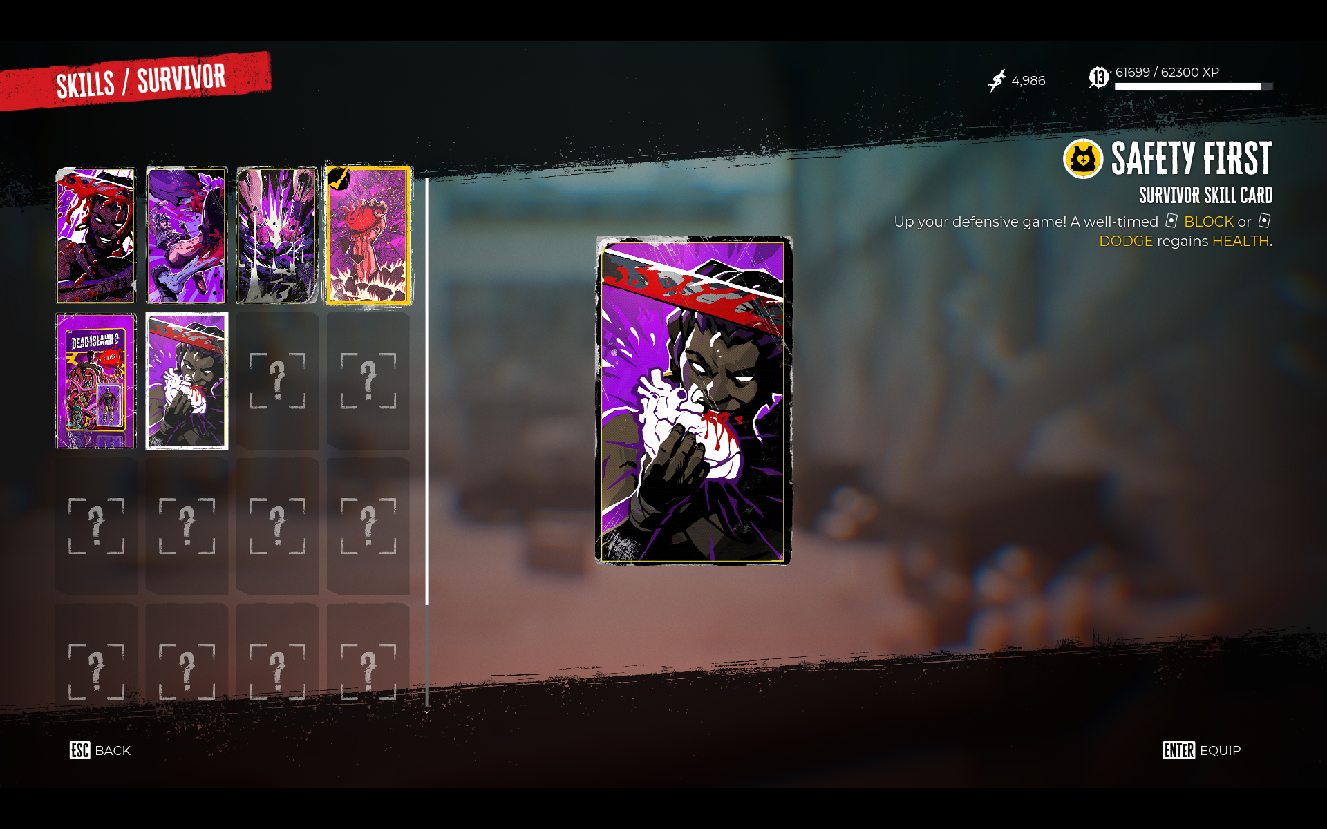 card showing blocking skill buff