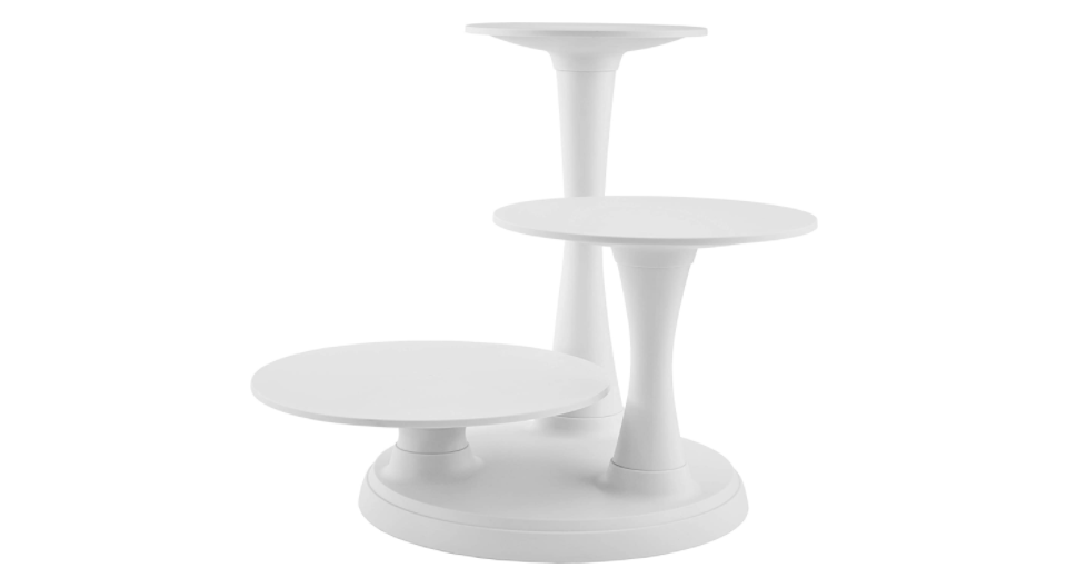 Wilton three-tier pillar cake stand