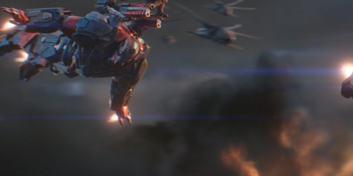 War Machine in Avengers Endgame