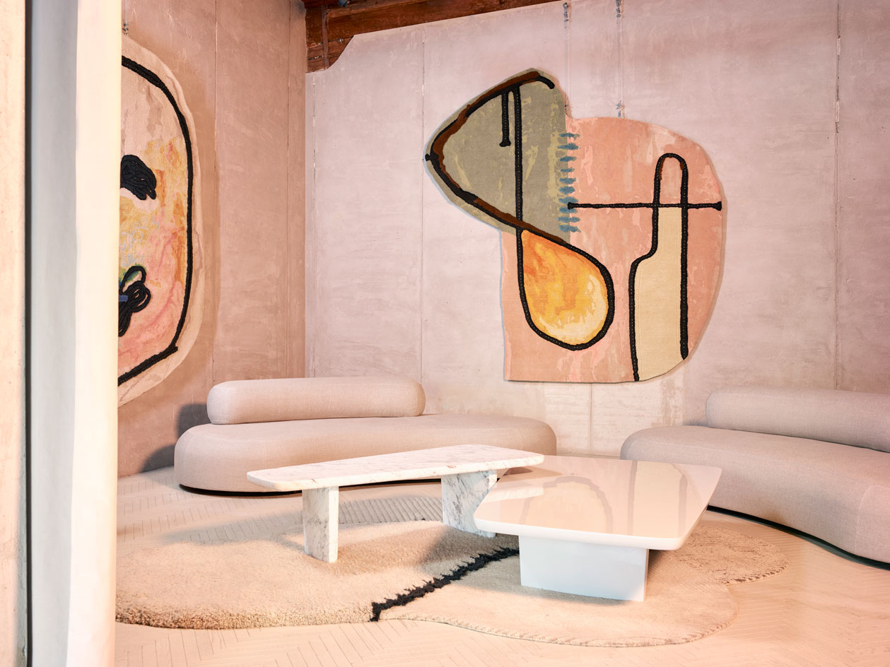Doodles rugs by Faye Toogood and cc-tapis