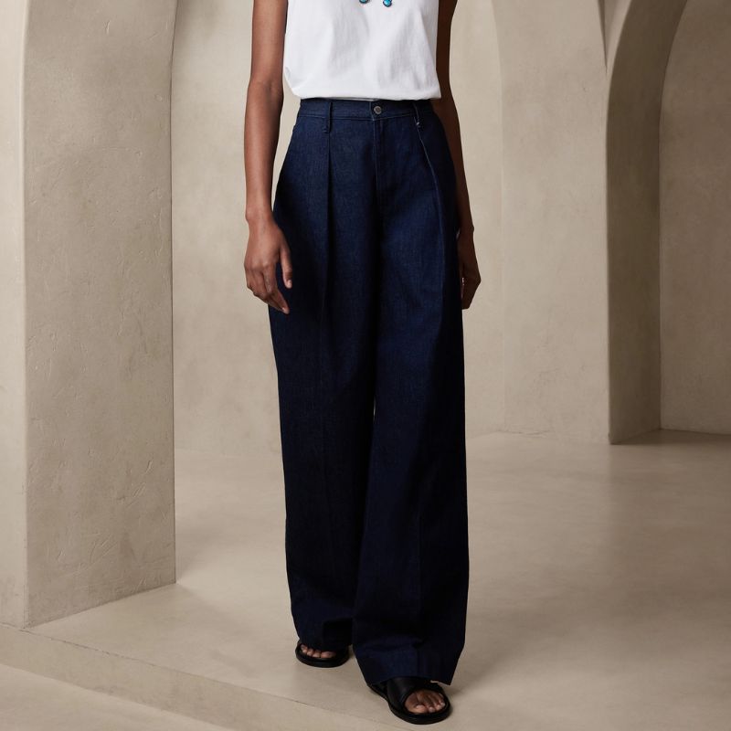 dark blue wash jeans