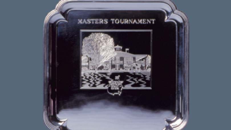 The Silver Medal awarded to the runner-up at The Masters