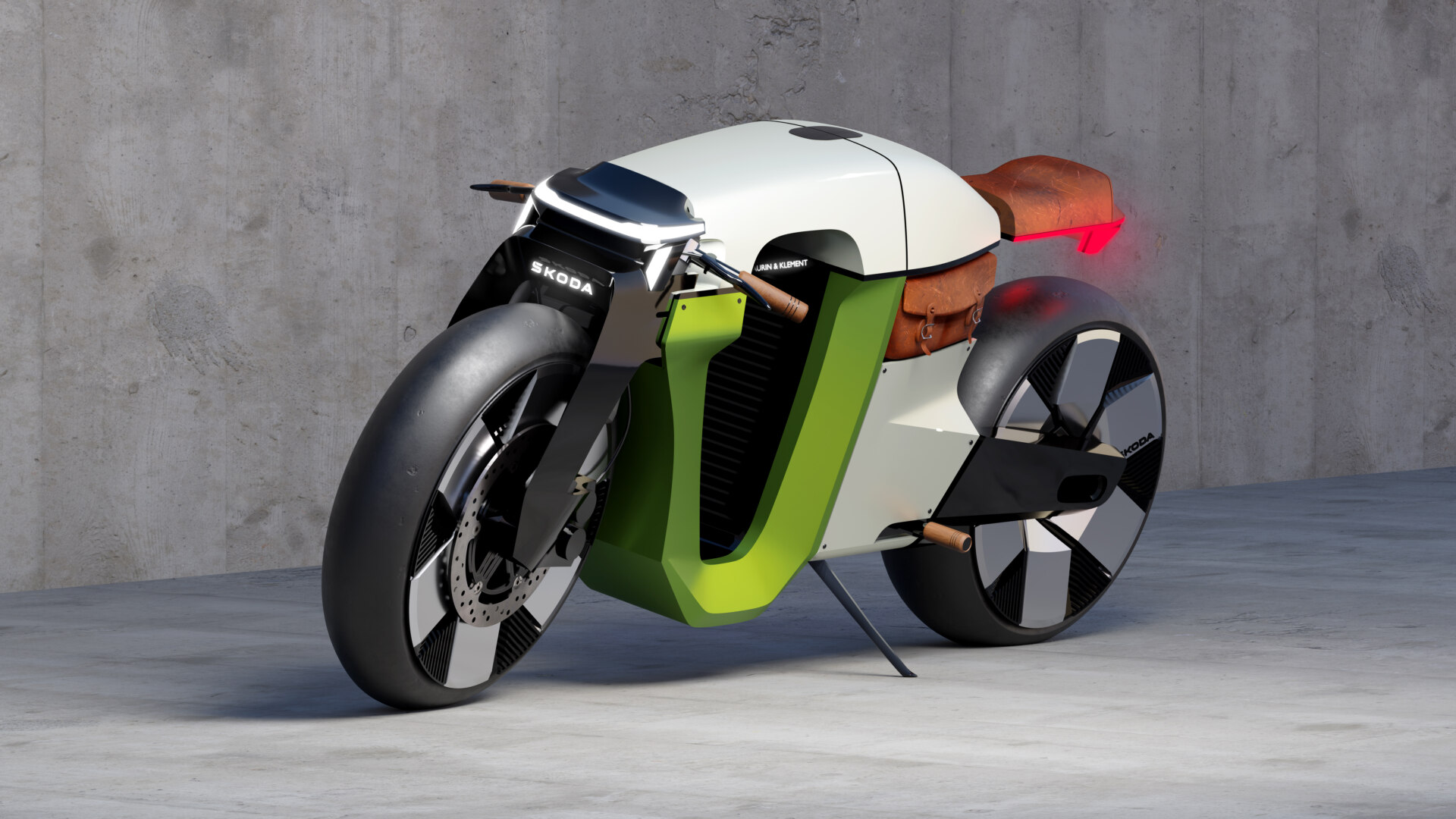 Škoda Slavia B concept motorbike