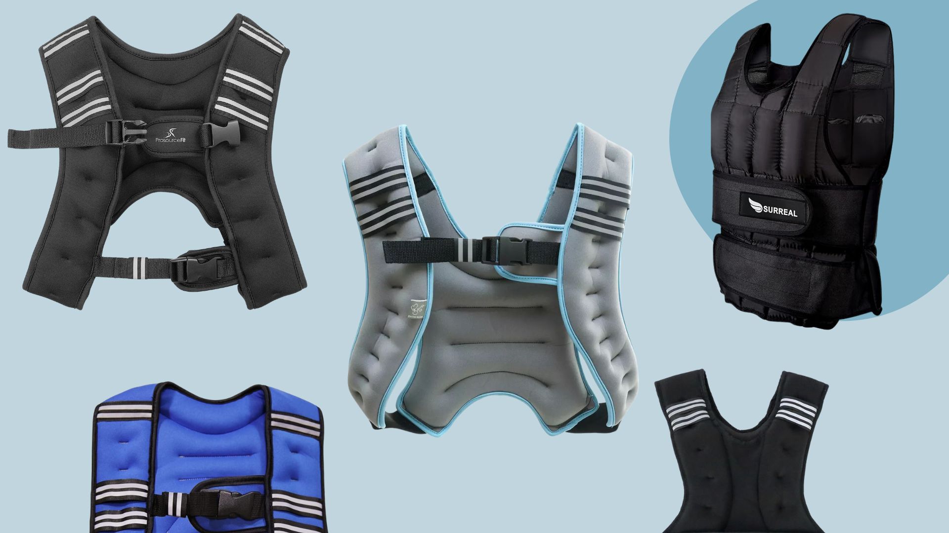 A selection of the best weighted vests for women from Amazon retailers and Argos