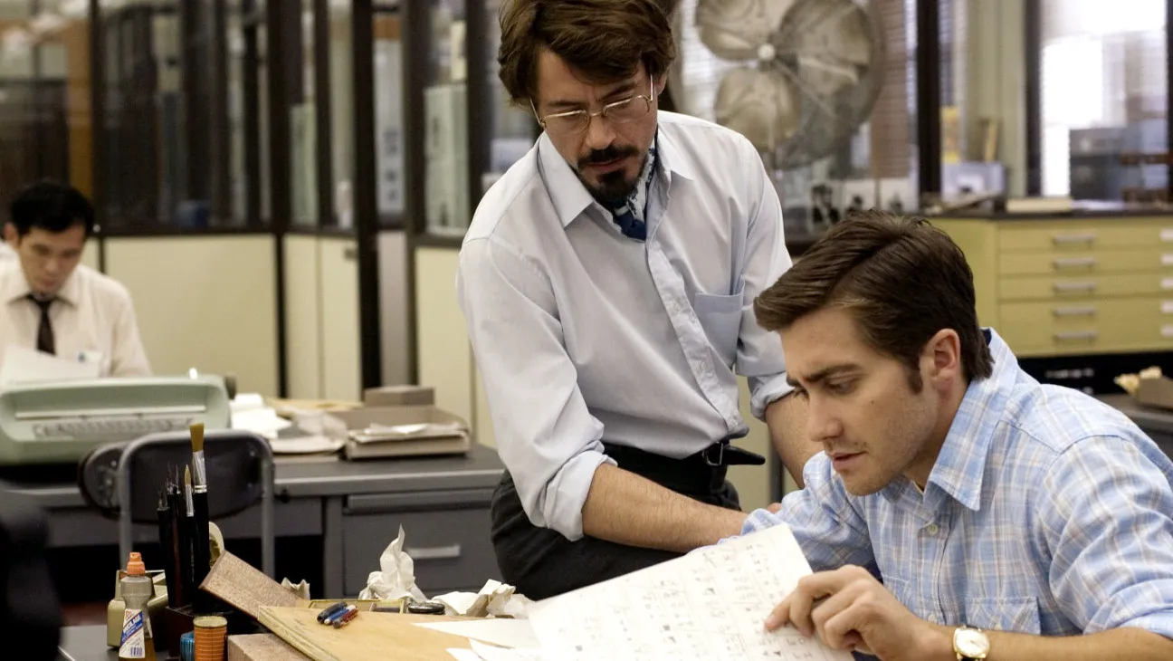 robert downey jr and jake gyllenhaal in zodiac