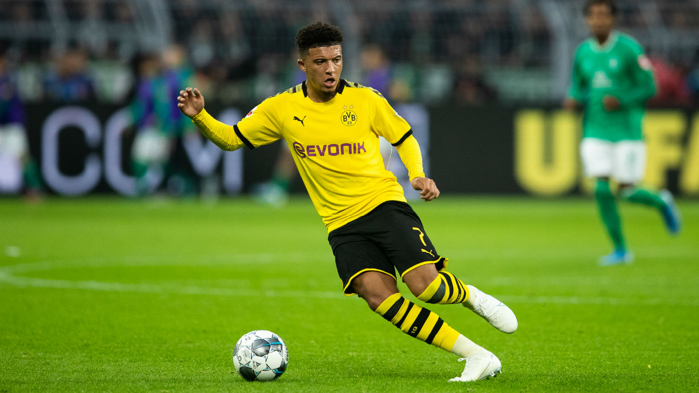 Borussia Dortmund and England winger Jadon Sancho 