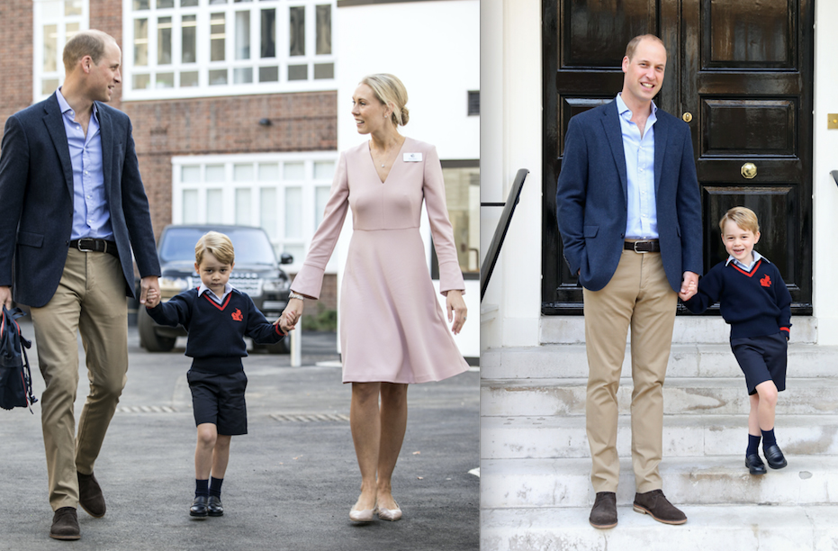 Prince George first day of school September 2017