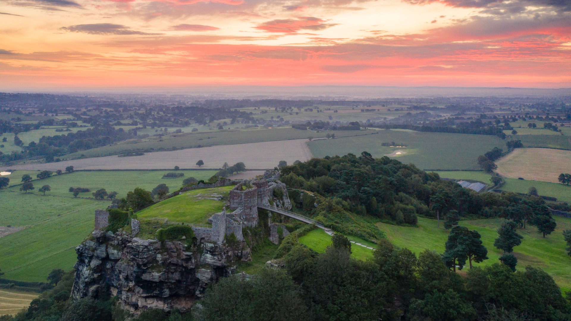 An example of a HDR image taken with a drone