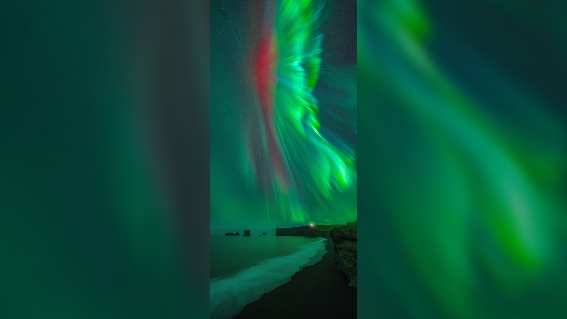 A photo of the northern lights, part of the travel photography blog Capture the Atlas 2022 Northern Lights Photographer of the Year collection. This image was taken by Luis Solano Pochet.